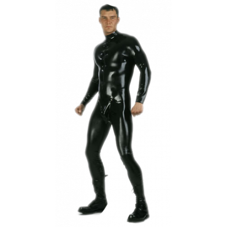 Catsuit with codpiece, front zip Catsuit with codpiece, front zip