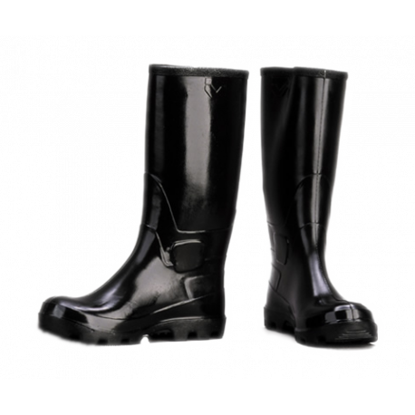 Rubber boots, knee-length, unlined Rubber boots, knee-length, unlined