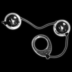 Steel anal balls