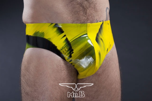 Polymorphe Rubber Jock Yellow / Black
