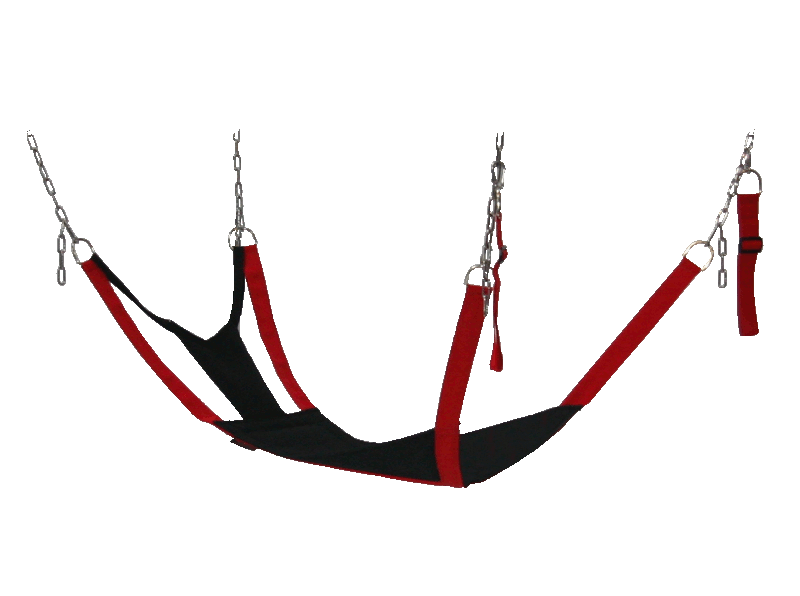 RED - Canvas sling with feetloop