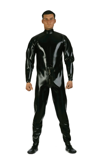 Heavy latex suit
