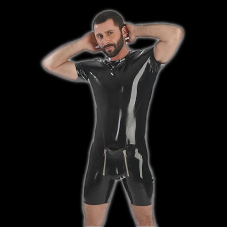 Cycle suit with sailor front