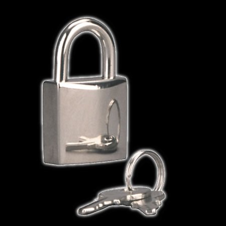 Lock with 2 keys