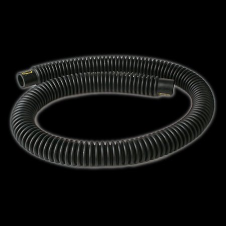 Corrugated rubber tube