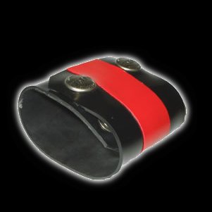 Latex wrist band, 6 cm wide