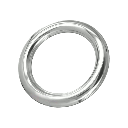 Stainless Steel Round Cock Ring 10 mm