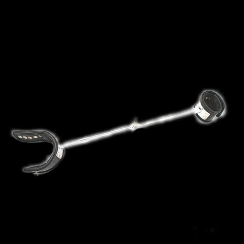 Chrome Spreader Bar with Ankle Cuffs