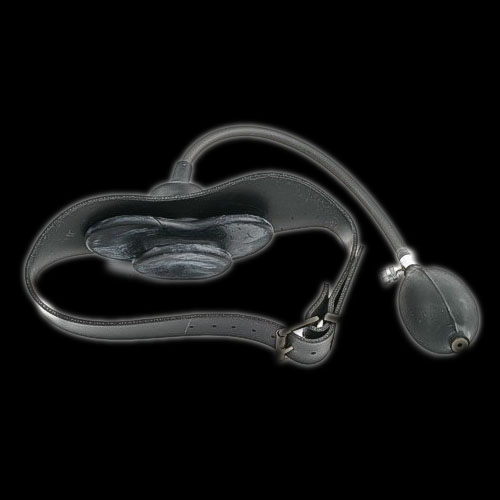 Rubber Mouth Mask with Butterfly Gag