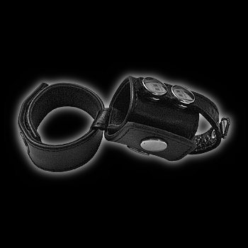 Broad double cockstrap with ball divider