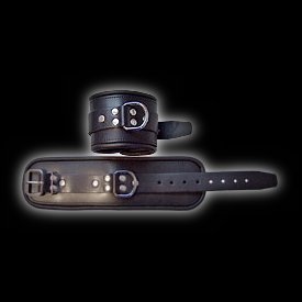 Leather ankle restraints