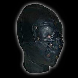 Leather slave hood
