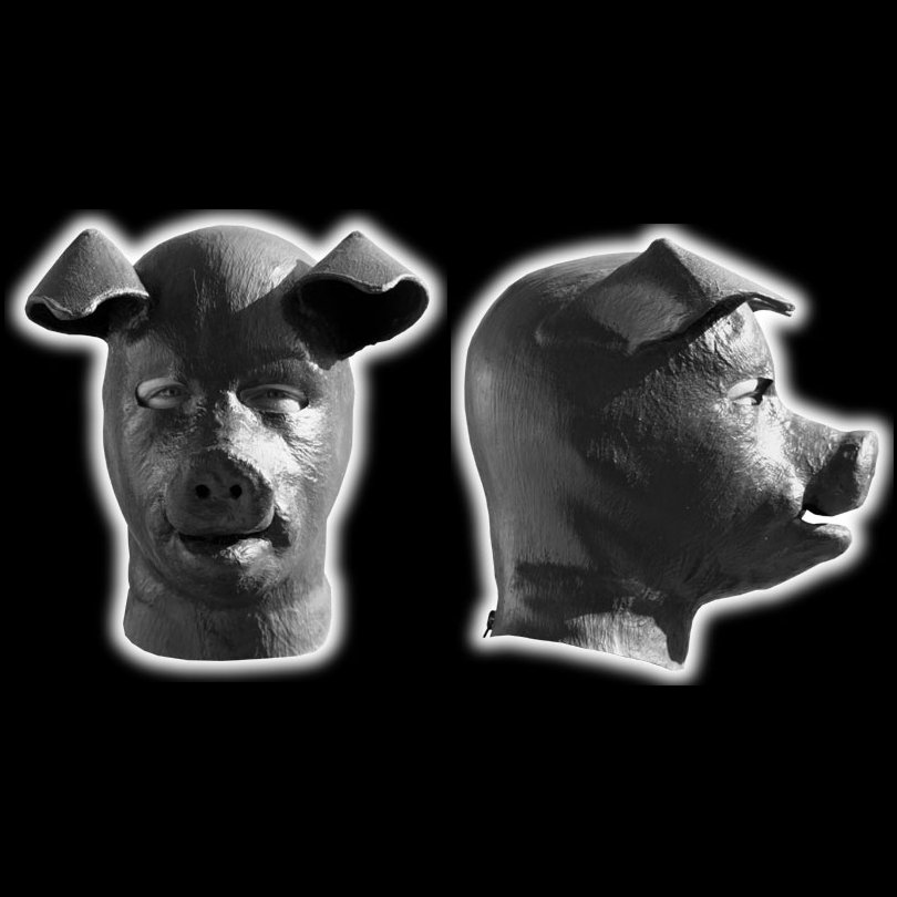 Rubber pig hood