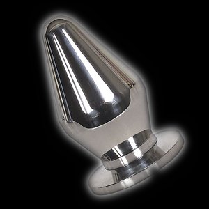 Heavy steel butt plug
