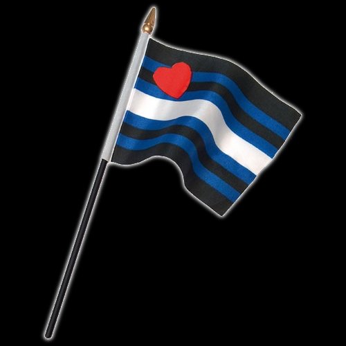 Leatherpride flag on stick small