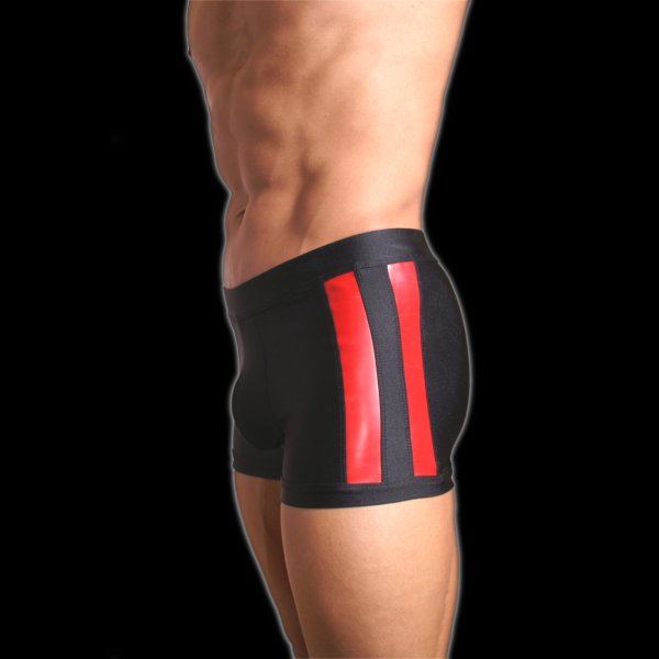 Shorts with 2 broad latex insert