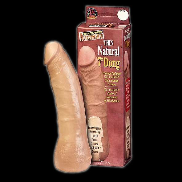 Dildo - 7'' Thin Natural Dong