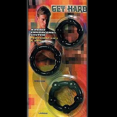 Three silicone black rings