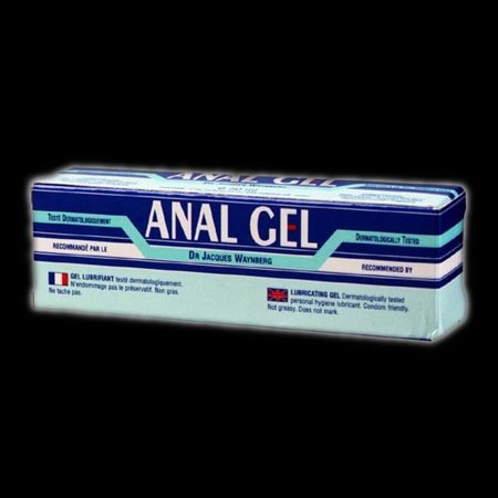 Waterbase anal lubricant