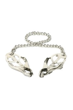 japanese-clover-clamps-with-chain-chrome japanese-clover-clamps-with-chain-chrome