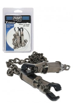 Deluxe Tit Clamps With Chain Deluxe Tit Clamps With Chain