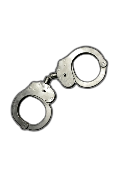 A90 Alcyon handcuffs with hoop nickle A90 Alcyon handcuffs with hoop nickle