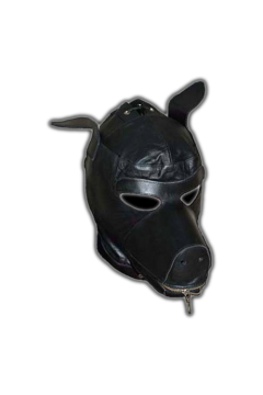 Leather dog hood Leather dog hood