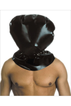 Latex sack hood, adjustable Latex sack hood, adjustable