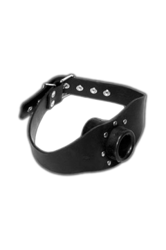 Rubber mouth mask w. piss gag Rubber mouth mask w. piss gag