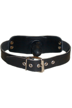 Mouth mask w. rubber pecker gag Mouth mask w. rubber pecker gag