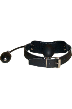 Mouth mask with inflatable gag Mouth mask with inflatable gag