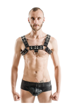 Mister B Rubber Chest Harness Premium Mister B Rubber Chest Harness Premium