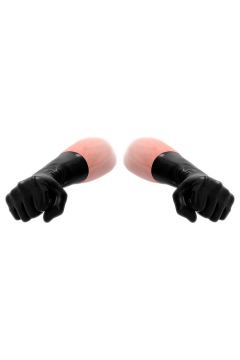 FistIt Latex Short Gloves - Black FistIt Latex Short Gloves - Black